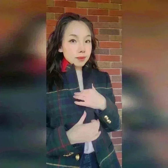 J. Crew Collection blazer Christmas style Campbell Blazer in Tartan size xs 2 - Picture 16 of 17